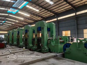 One set of 5 groups continuous cold rolling mill machine in successful installation at customer’s workshop